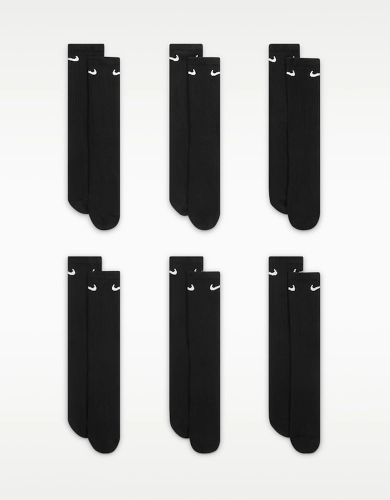 Nike Everyday Cushioned Training Crew Socks 6-Pack