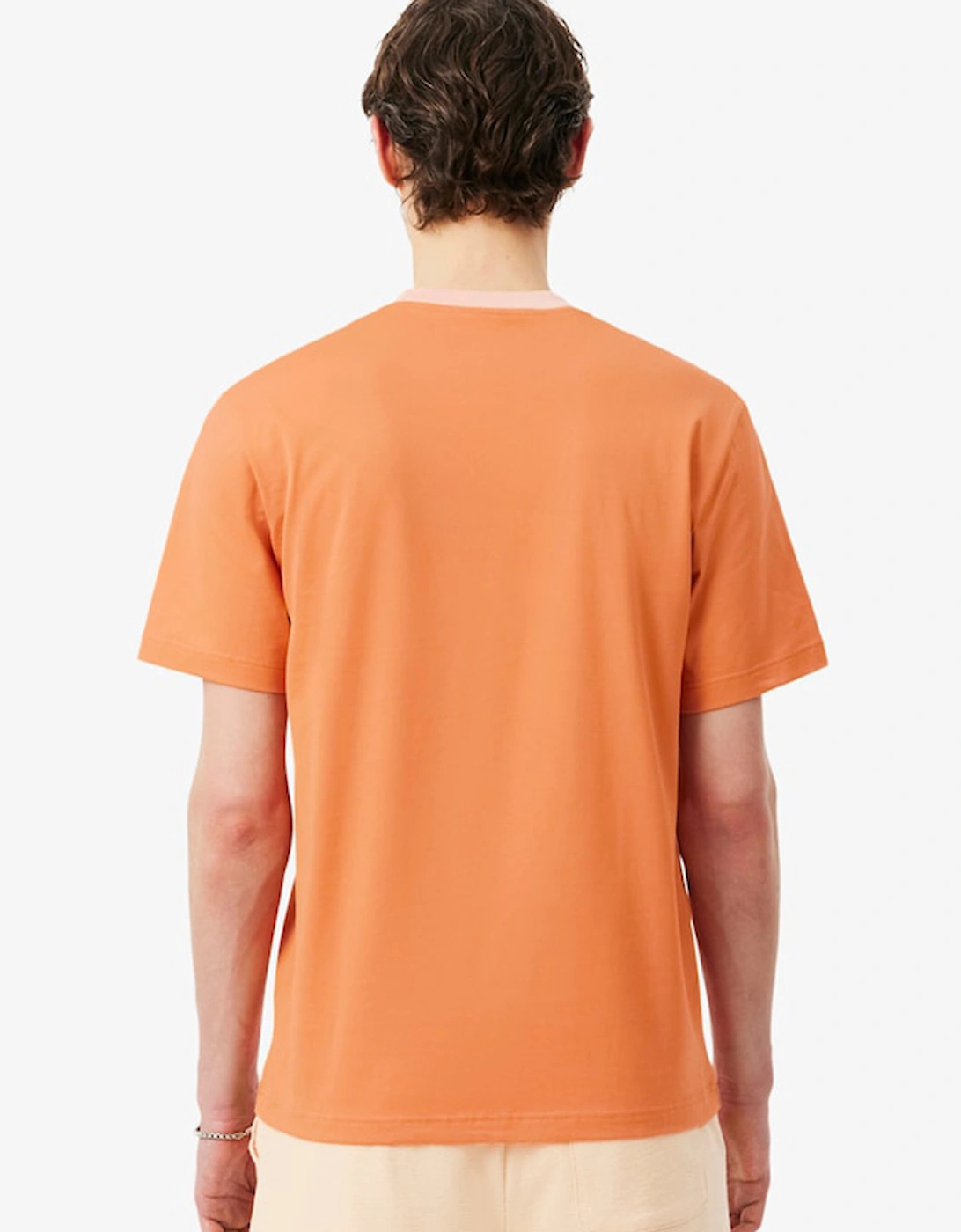 Lacoste Classic Fit Colour-Block Cotton T-Shirt