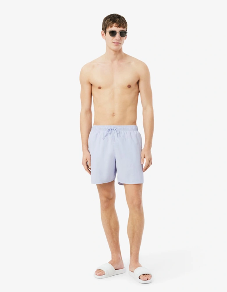 Lacoste Mid Length Monochrome Swim Trunks