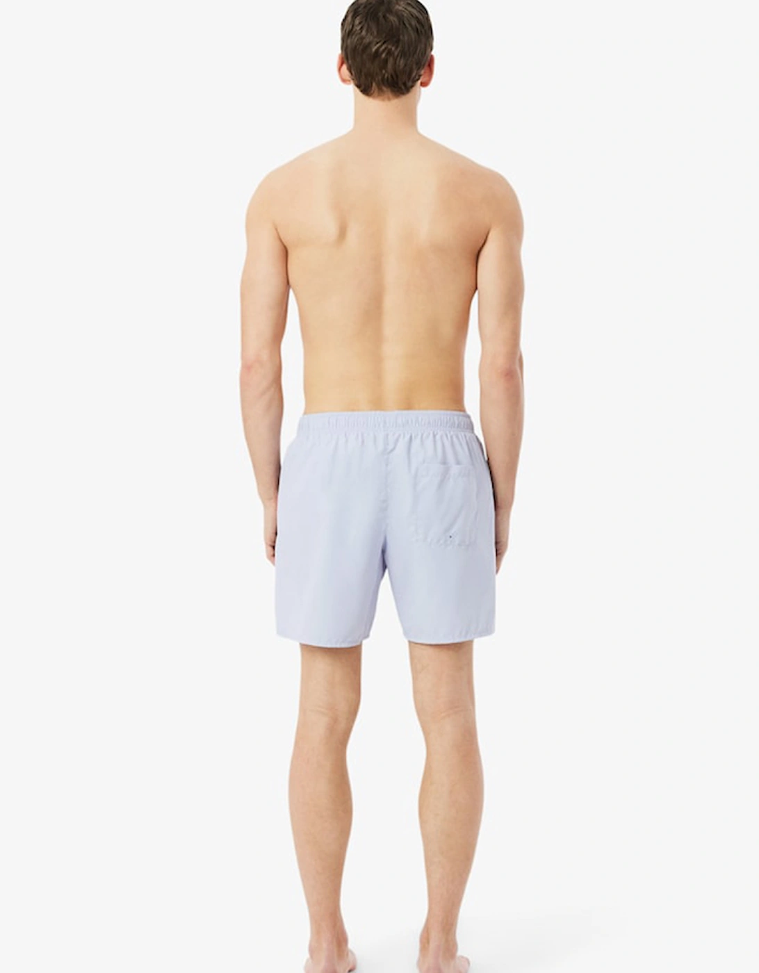 Lacoste Mid Length Monochrome Swim Trunks