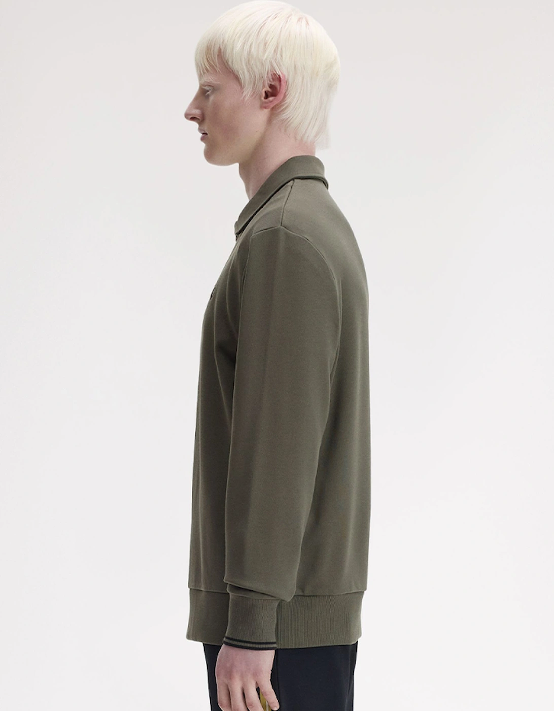 Fred Perry Half Zip Collared Sweatshirt