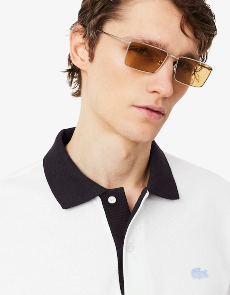 Lacoste Classic Fit Contrast Rib Polo Shirt
