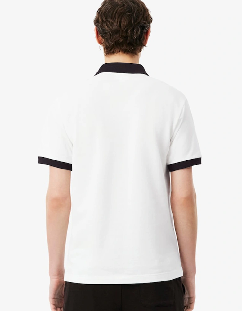 Lacoste Classic Fit Contrast Rib Polo Shirt