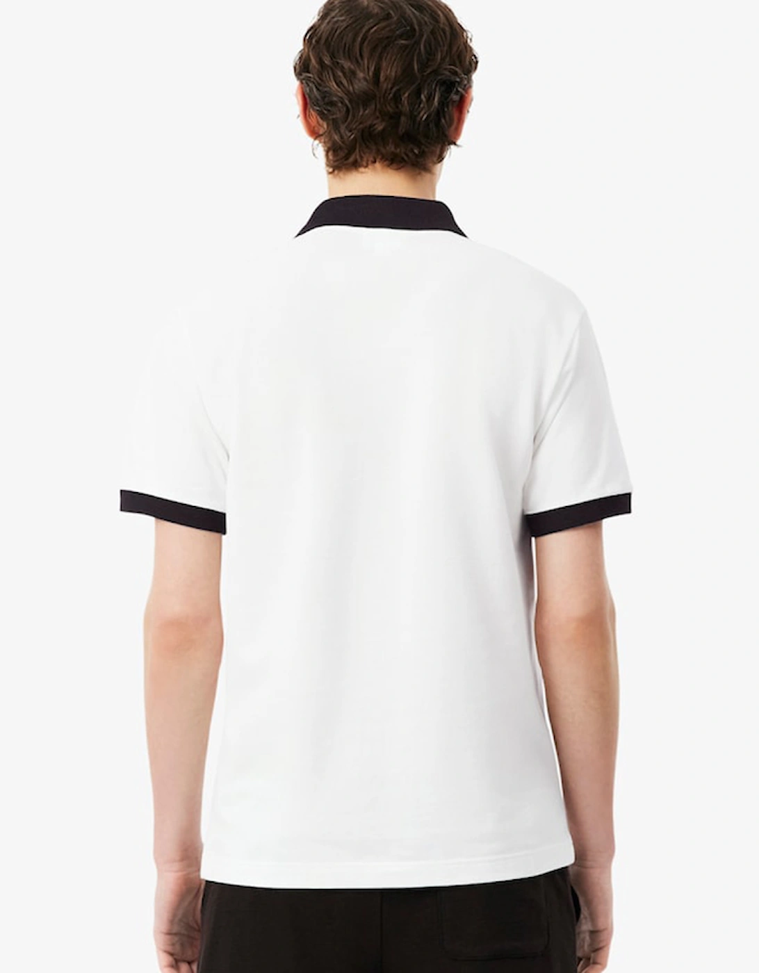 Lacoste Classic Fit Contrast Rib Polo Shirt