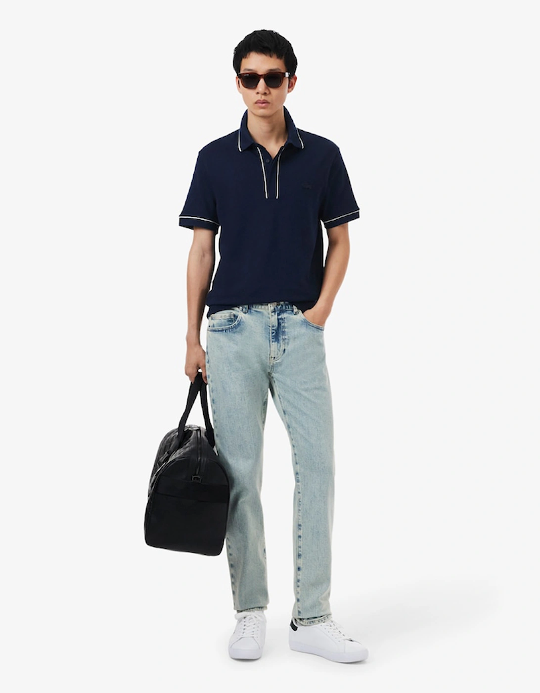 Lacoste Regular Fit Paris Stretch Pique Polo Shirt