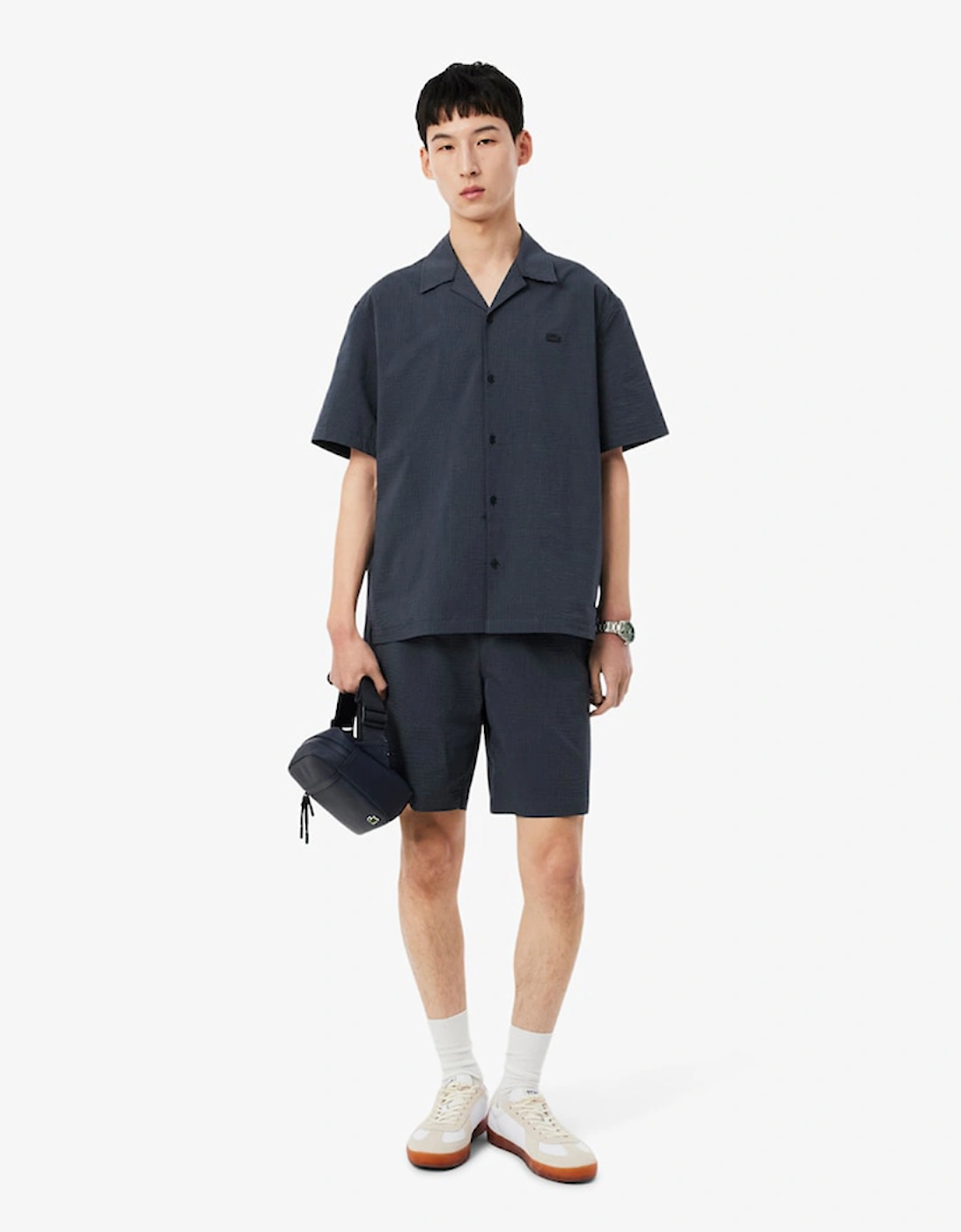 Lacoste Relaxed Fit Seersucker Shirt