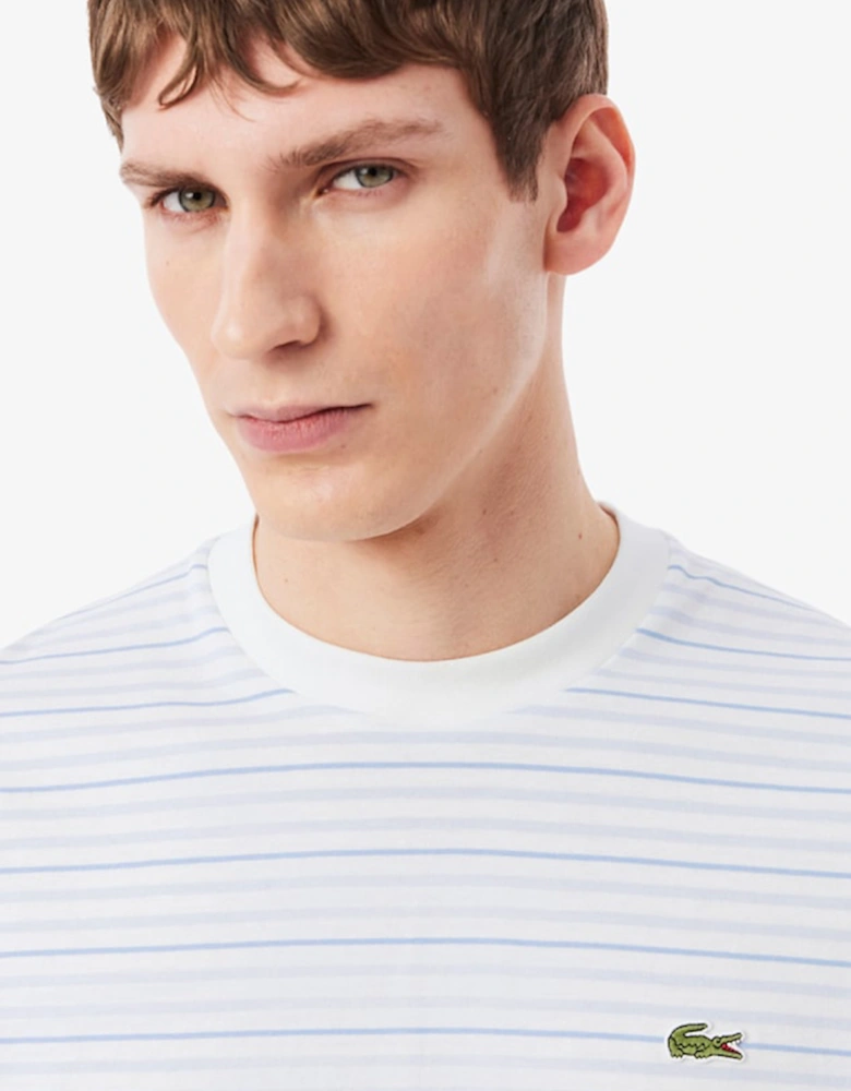 Lacoste Striped Cotton T-Shirt