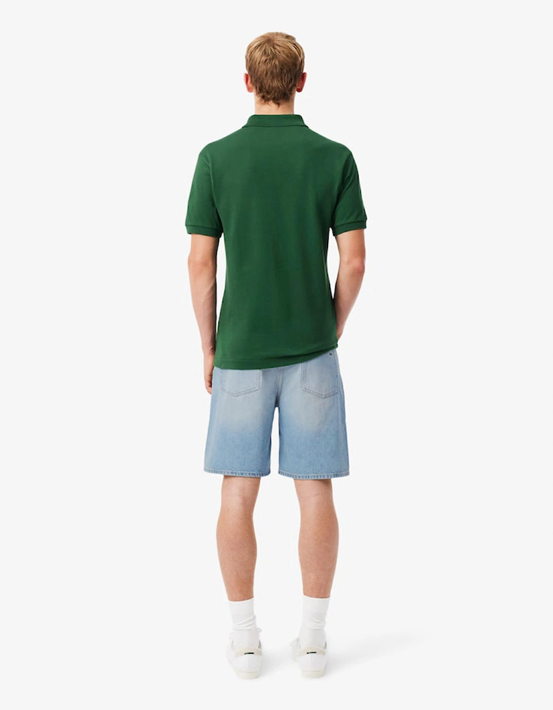 Lacoste Straight Fit Denim Bermuda Shorts