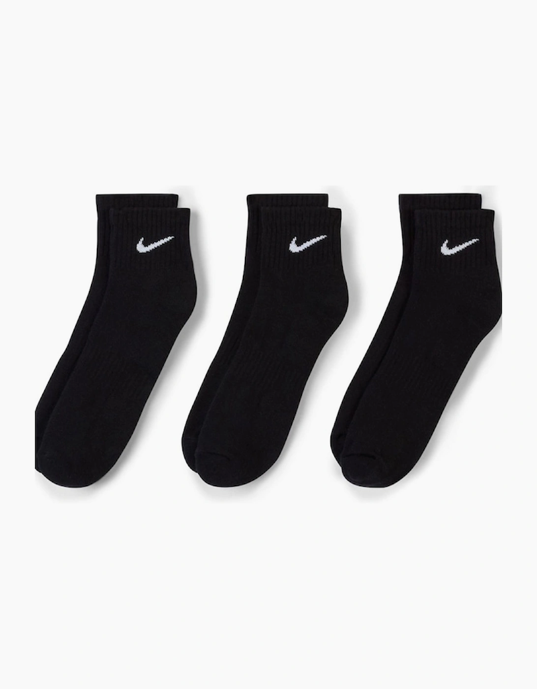 Nike Ankle Everyday Cushioned Crew Socks 3 Pack