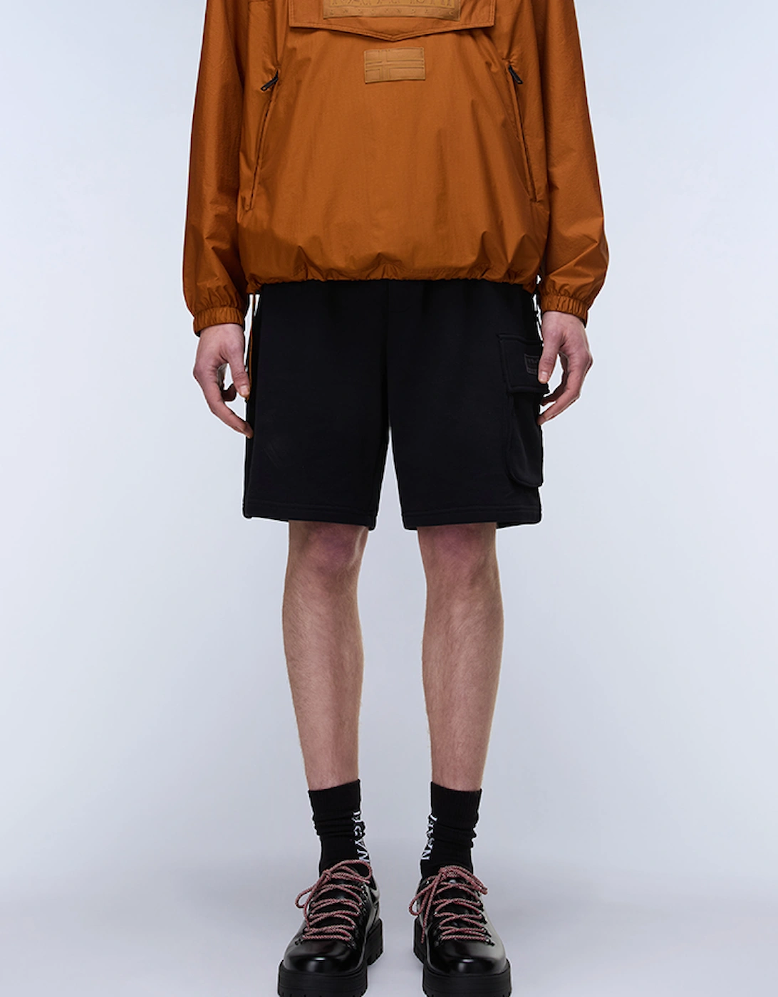 Napapijri Box Logo Cargo Bermuda Shorts