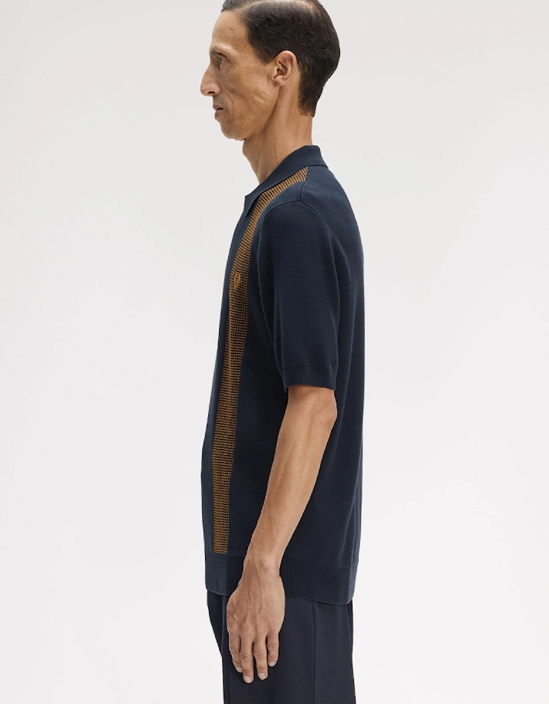 Fred Perry Panel Detail Knitted Shirt