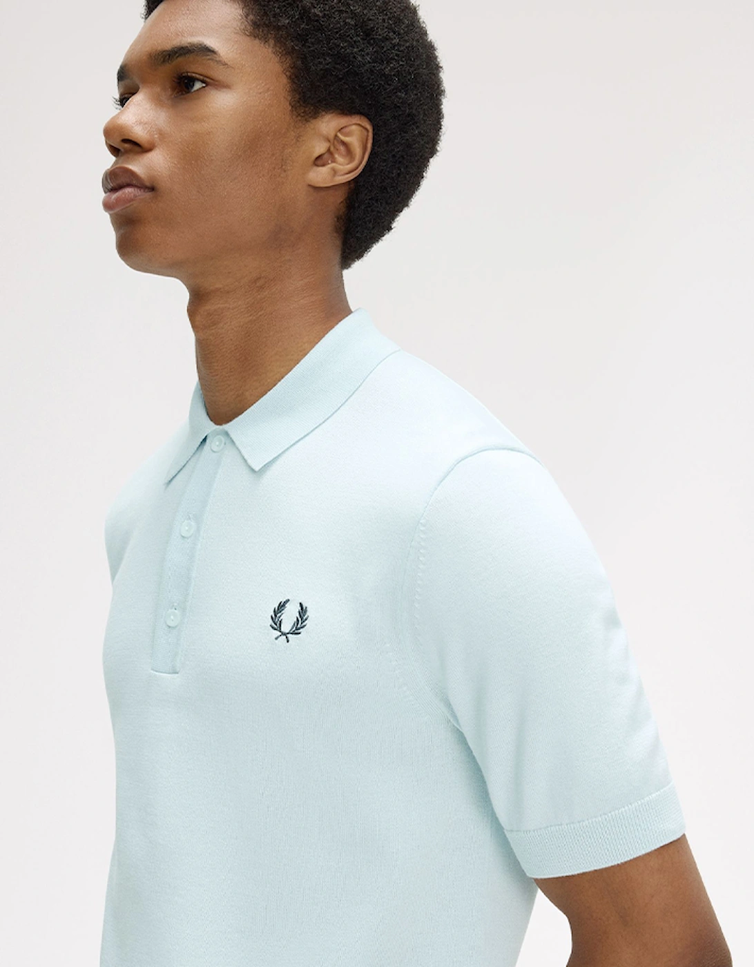 Fred Perry Long Staple Cotton Knitted Shirt