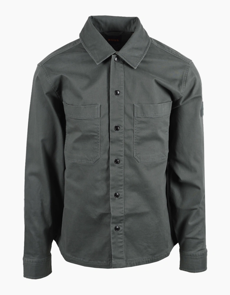 Boss Orange BOSS LOCKY 4 OVERSHIRT OPEN GREEN