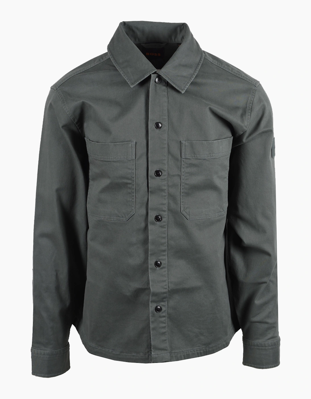 Boss Orange BOSS LOCKY 4 OVERSHIRT OPEN GREEN