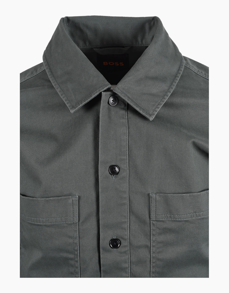 Boss Orange BOSS LOCKY 4 OVERSHIRT OPEN GREEN
