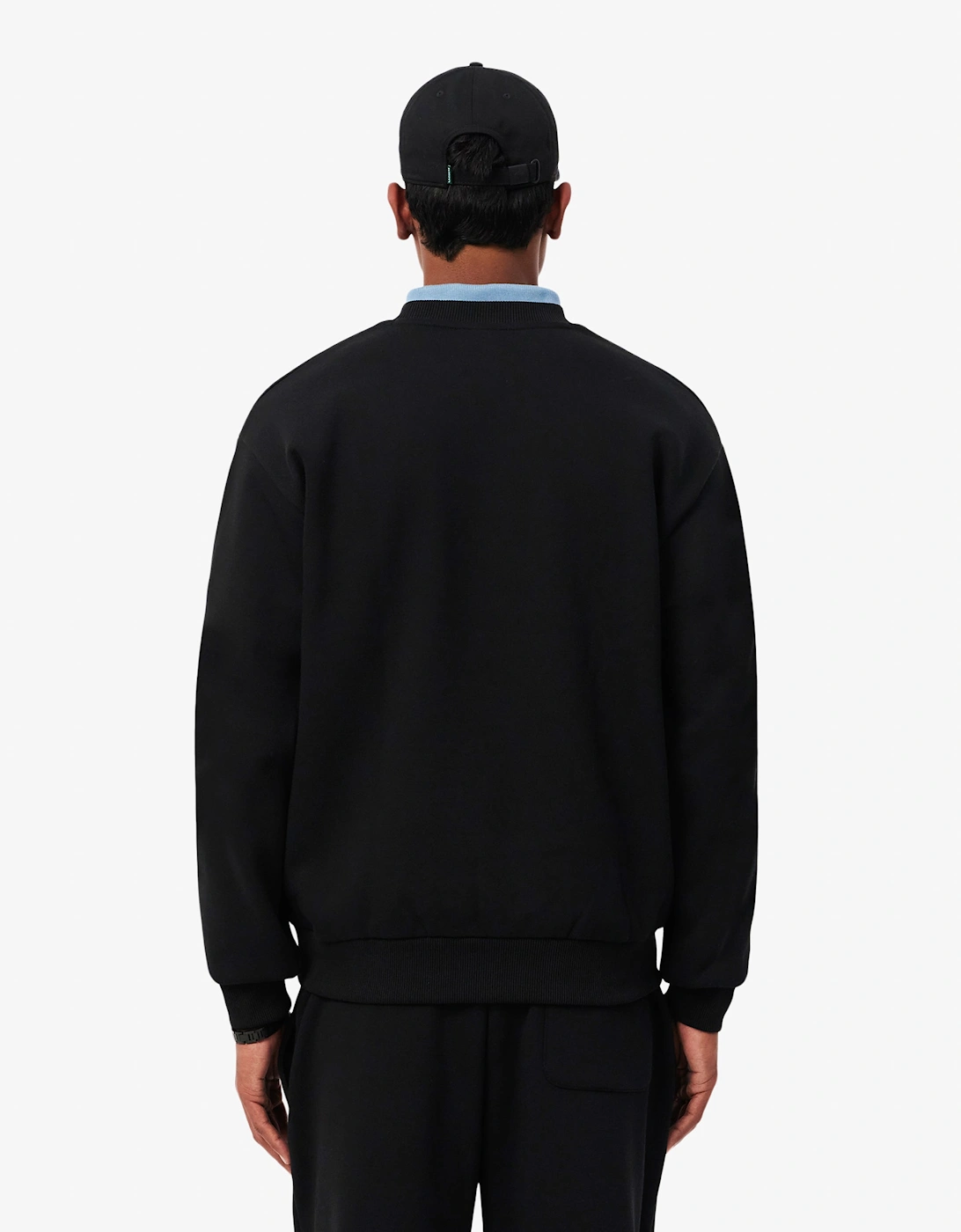 Lacoste Fleece Mens Classic Fit Sweater - Black 031