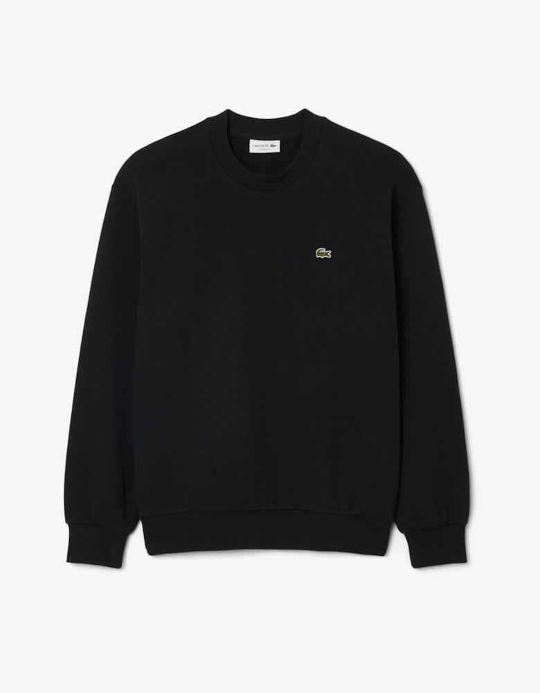 Lacoste Fleece Mens Classic Fit Sweater - Black 031