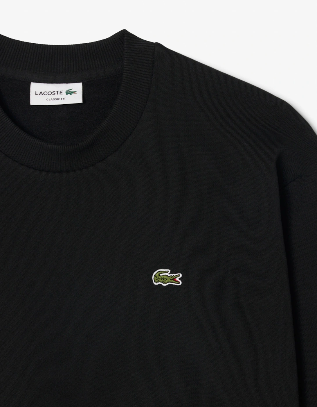 Lacoste Fleece Mens Classic Fit Sweater - Black 031