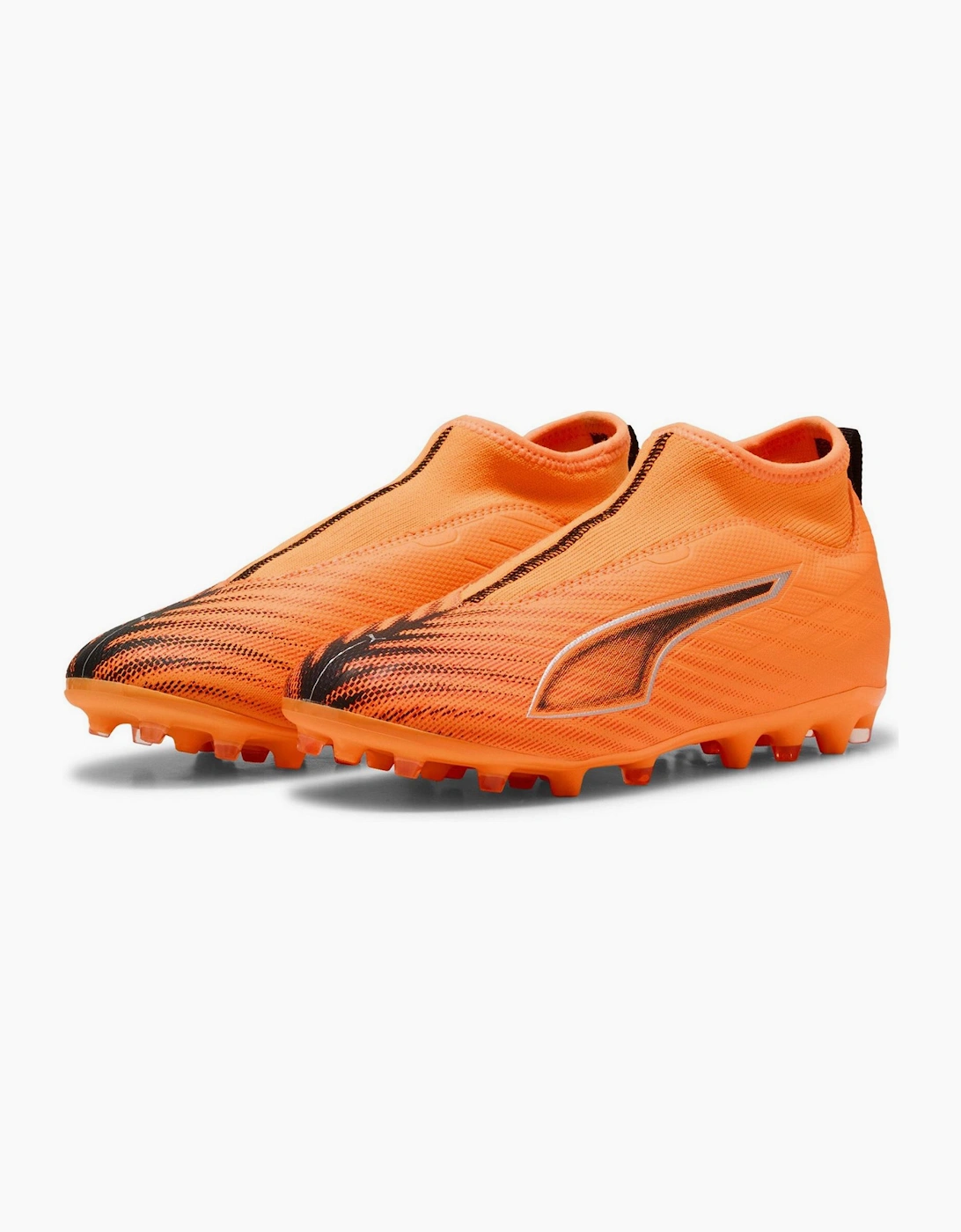 Puma Boy's Kids Firm Ground Football Boots - Orange - Size, C12 30.5