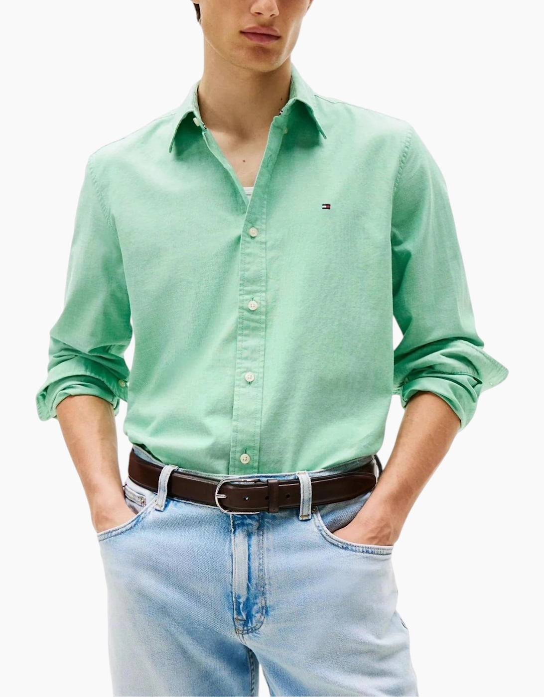 TOMMY HILFIGER Mens Shirts Cotton Formal Top