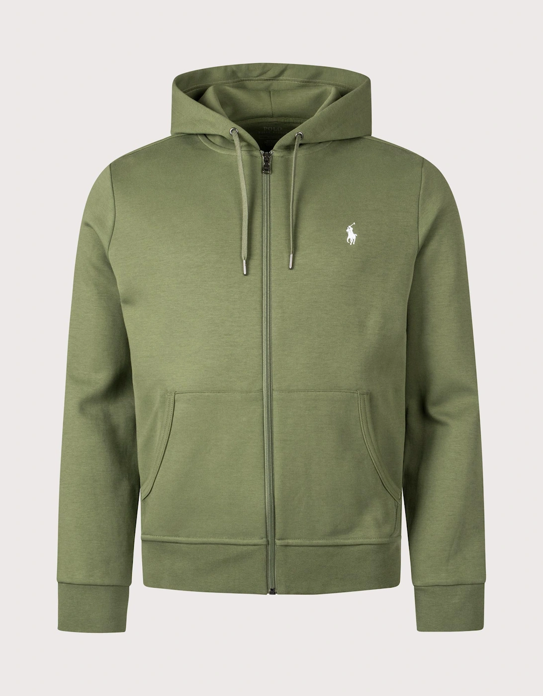 Zip Through Double Knit Hoodie