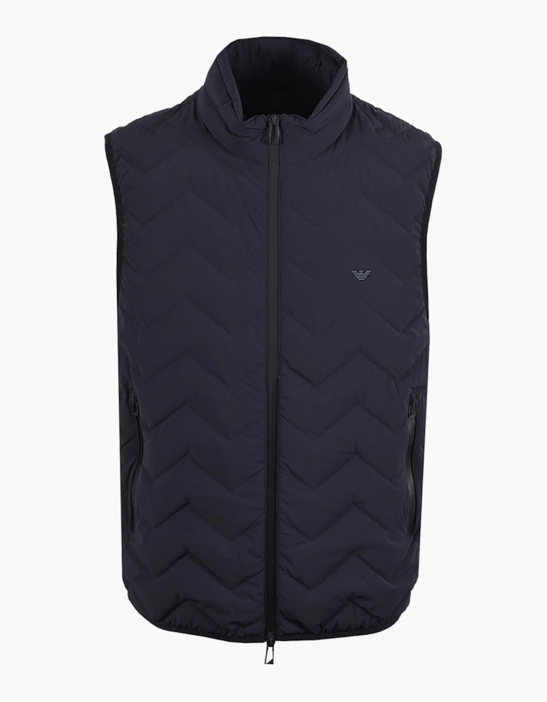 EMPORIO ARMANI DOWN GILET NAVY
