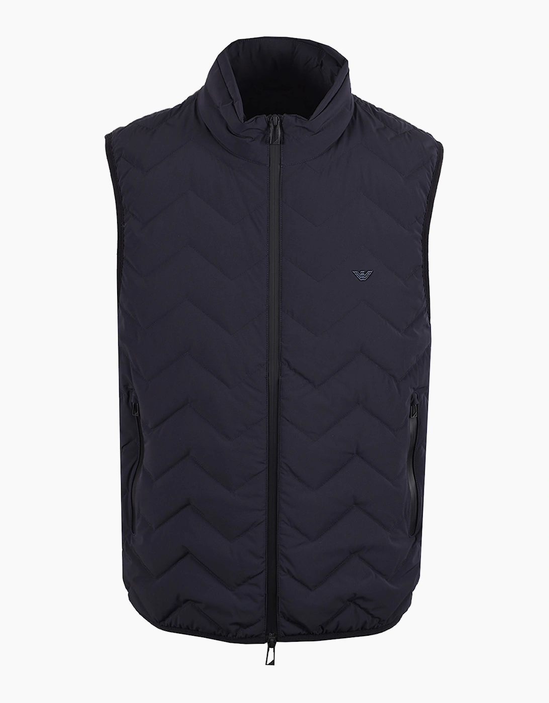 Emporio Armani Men's Navy Down Gilet - Size 44