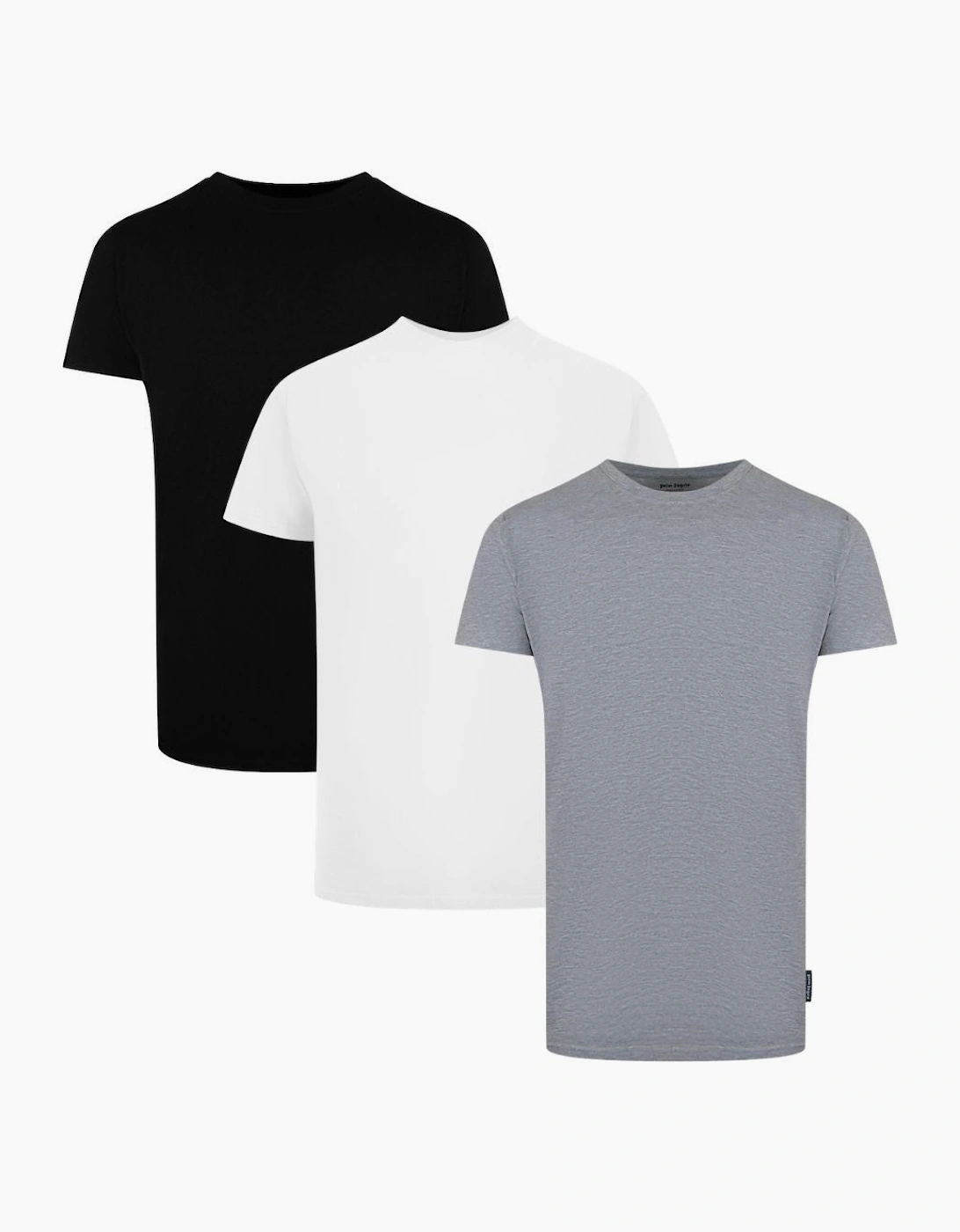 Palm Angels Tri-Pack Flag Logo Multicolour T-Shirts