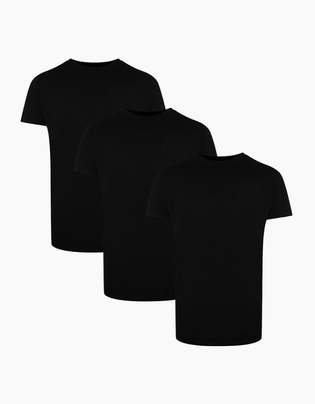 Palm Angels Tri-Pack Flag Logo Black T-Shirts