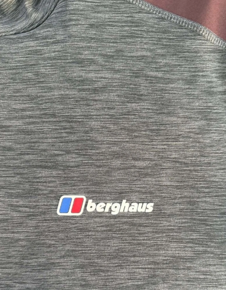 Berghaus Men's Black/Purple Farndale Long Sleeved Tech T-shirt