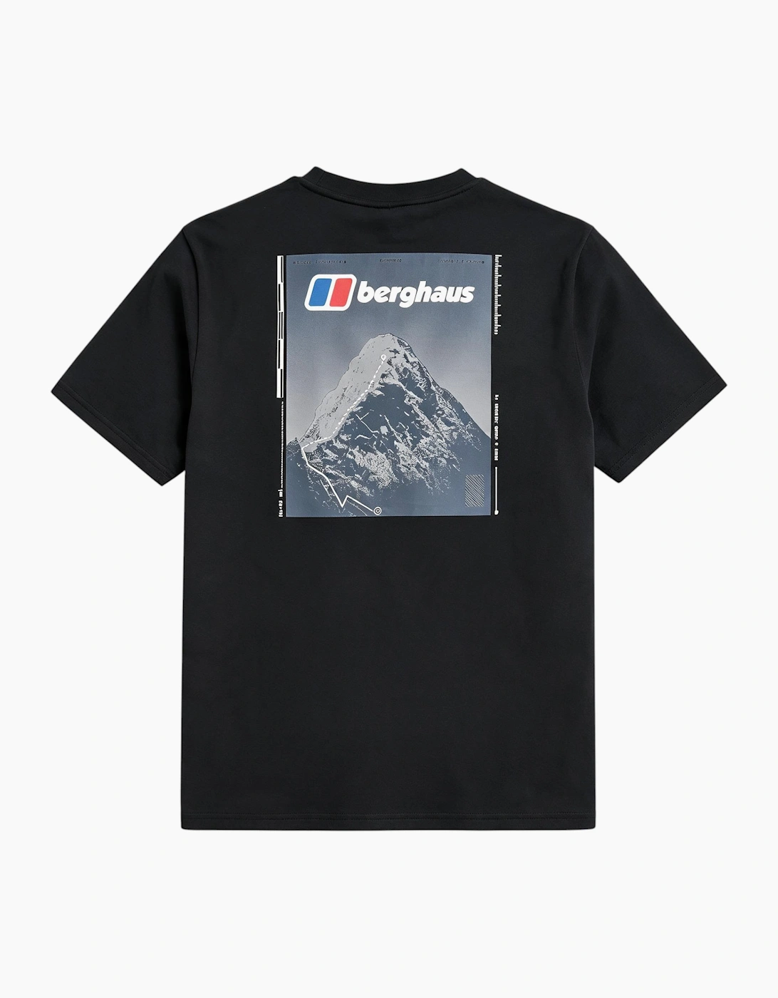 Berghaus Mens T Shirt Mount Crew Neck Short Sleeve Cotton Summer Tee