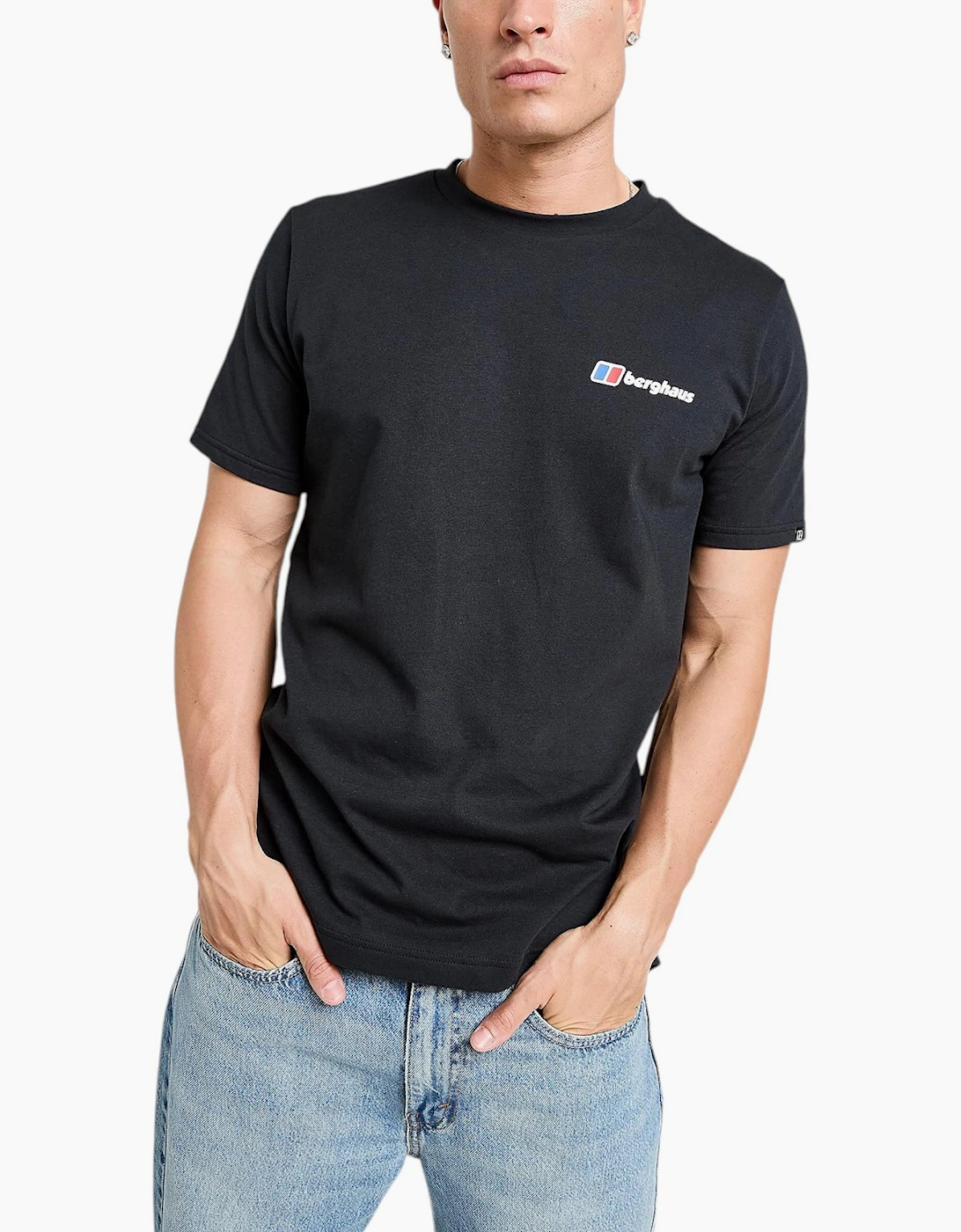 Berghaus Mens T Shirt Mount Crew Neck Short Sleeve Cotton Summer Tee