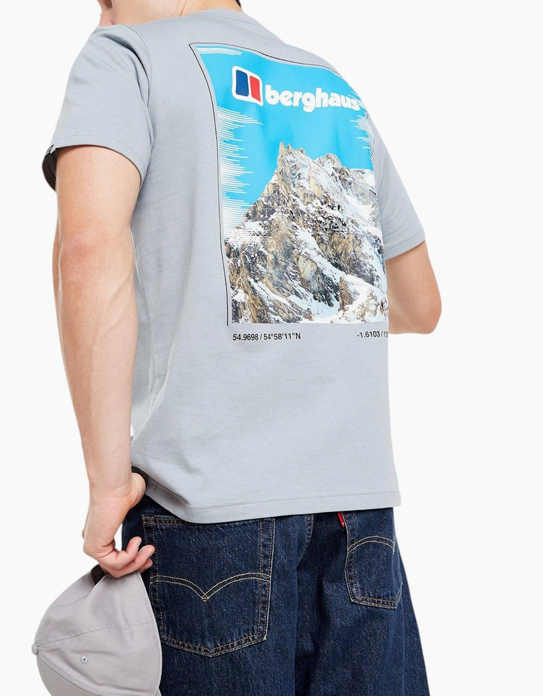 Berghaus Mens T Shirt Mount Crew Neck Short Sleeve Cotton Summer Tee