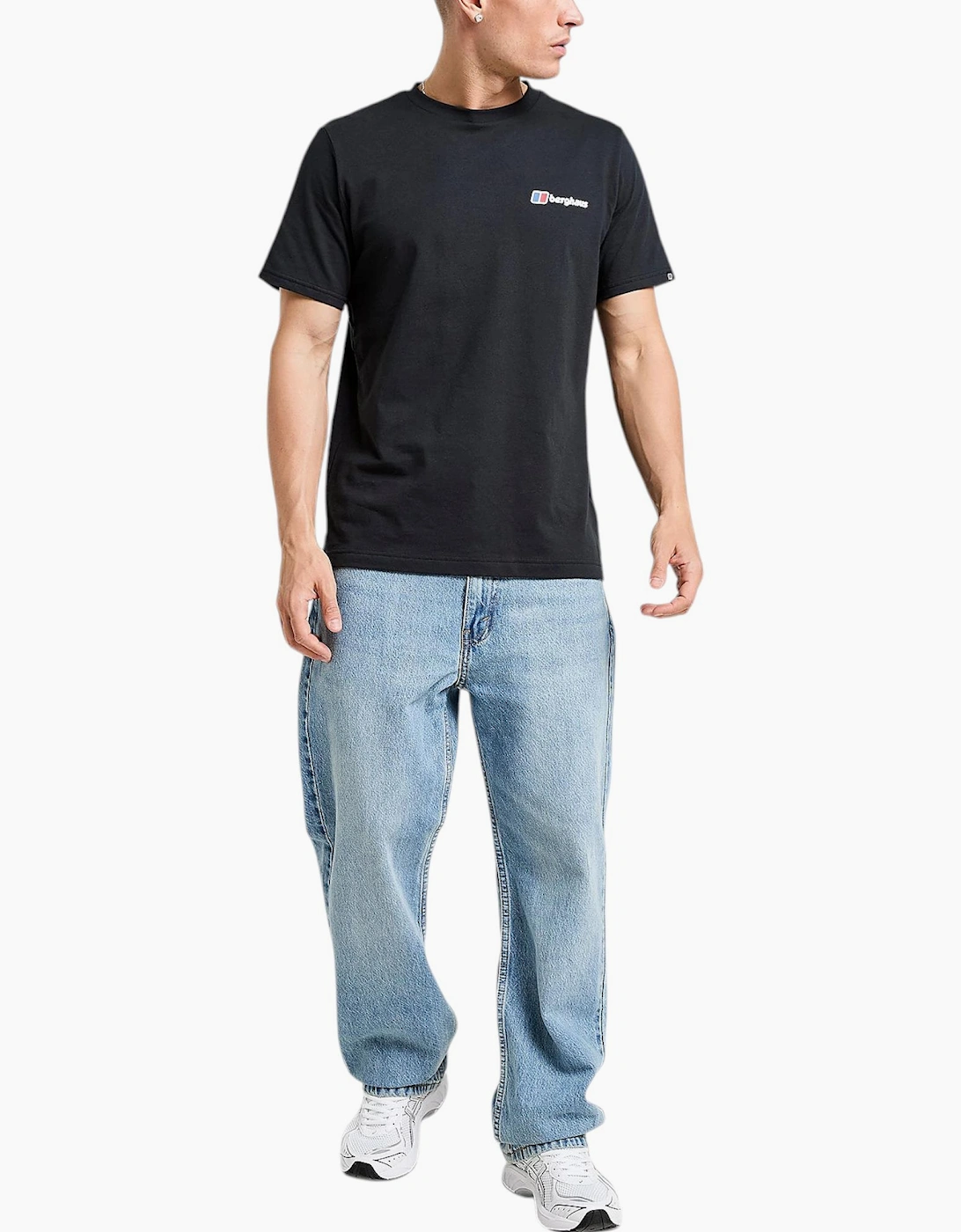 Berghaus Mens T Shirt Mount Crew Neck Short Sleeve Cotton Summer Tee
