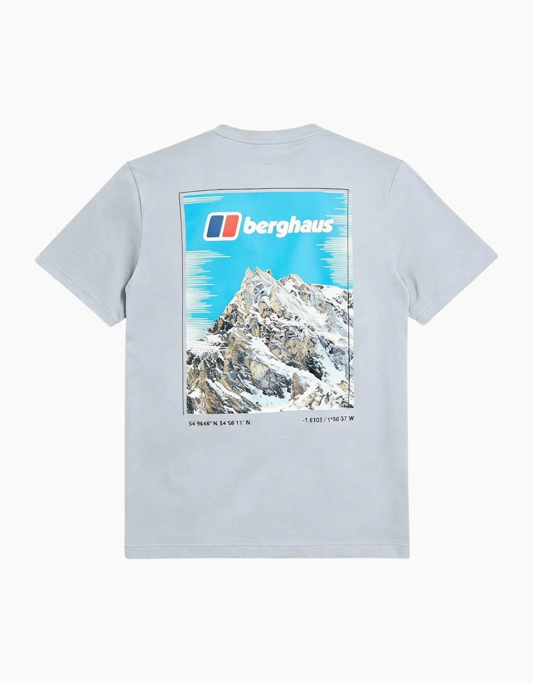 Berghaus Mens T Shirt Mount Crew Neck Short Sleeve Cotton Summer Tee