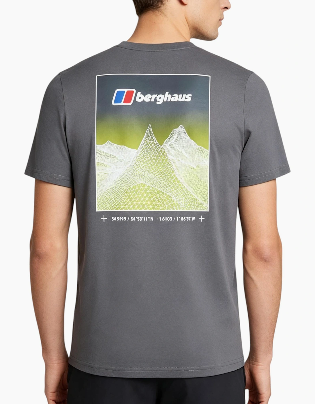 Berghaus Mens T Shirt Mount Crew Neck Short Sleeve Cotton Summer Tee