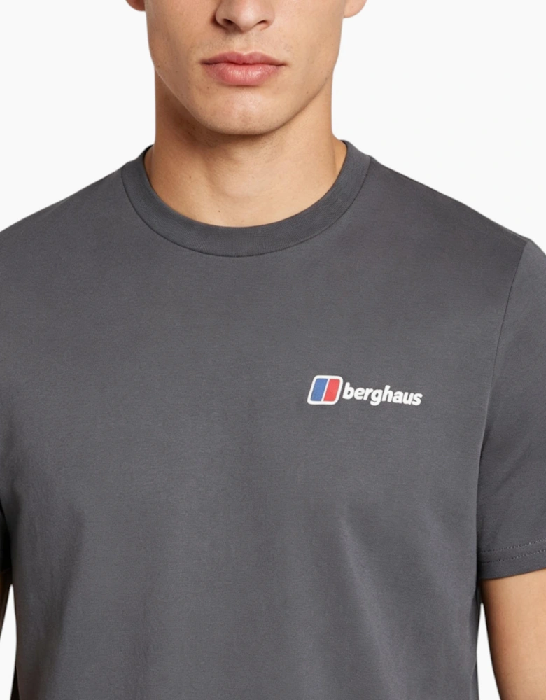 Berghaus Mens T Shirt Mount Crew Neck Short Sleeve Cotton Summer Tee