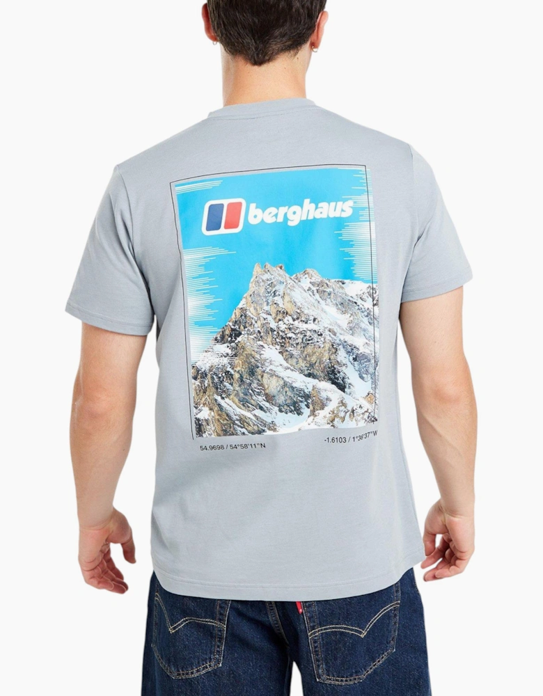 Berghaus Mens T Shirt Mount Crew Neck Short Sleeve Cotton Summer Tee