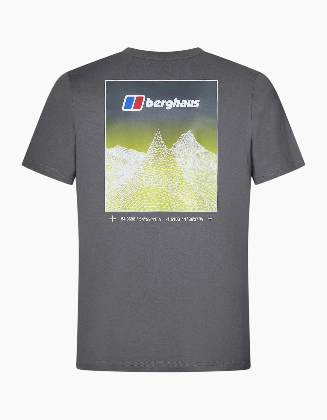 Berghaus Mens T Shirt Mount Crew Neck Short Sleeve Cotton Summer Tee