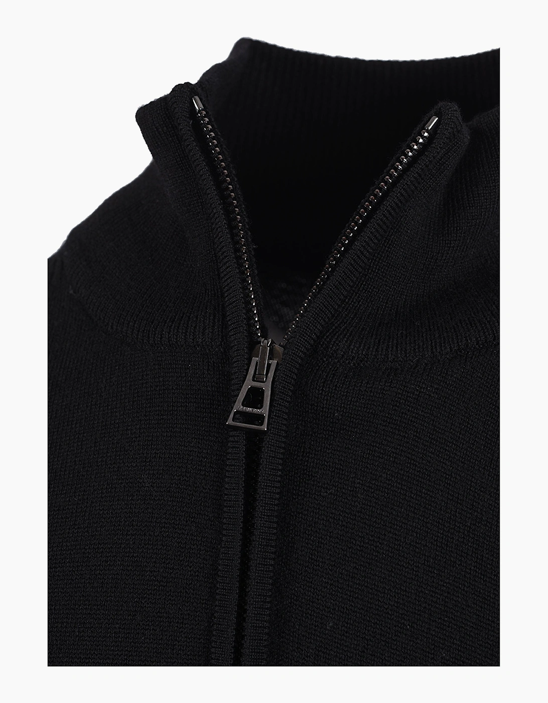 BELSTAFF COLDEN MERINO QUARTER ZIP BLACK
