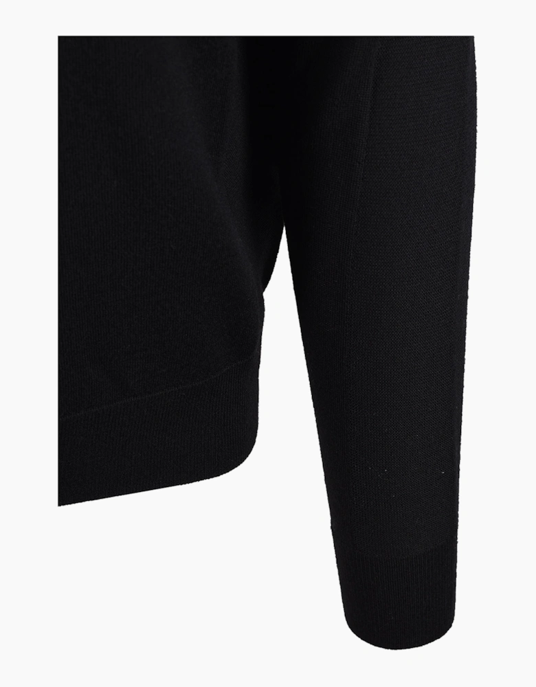 BELSTAFF COLDEN MERINO QUARTER ZIP BLACK
