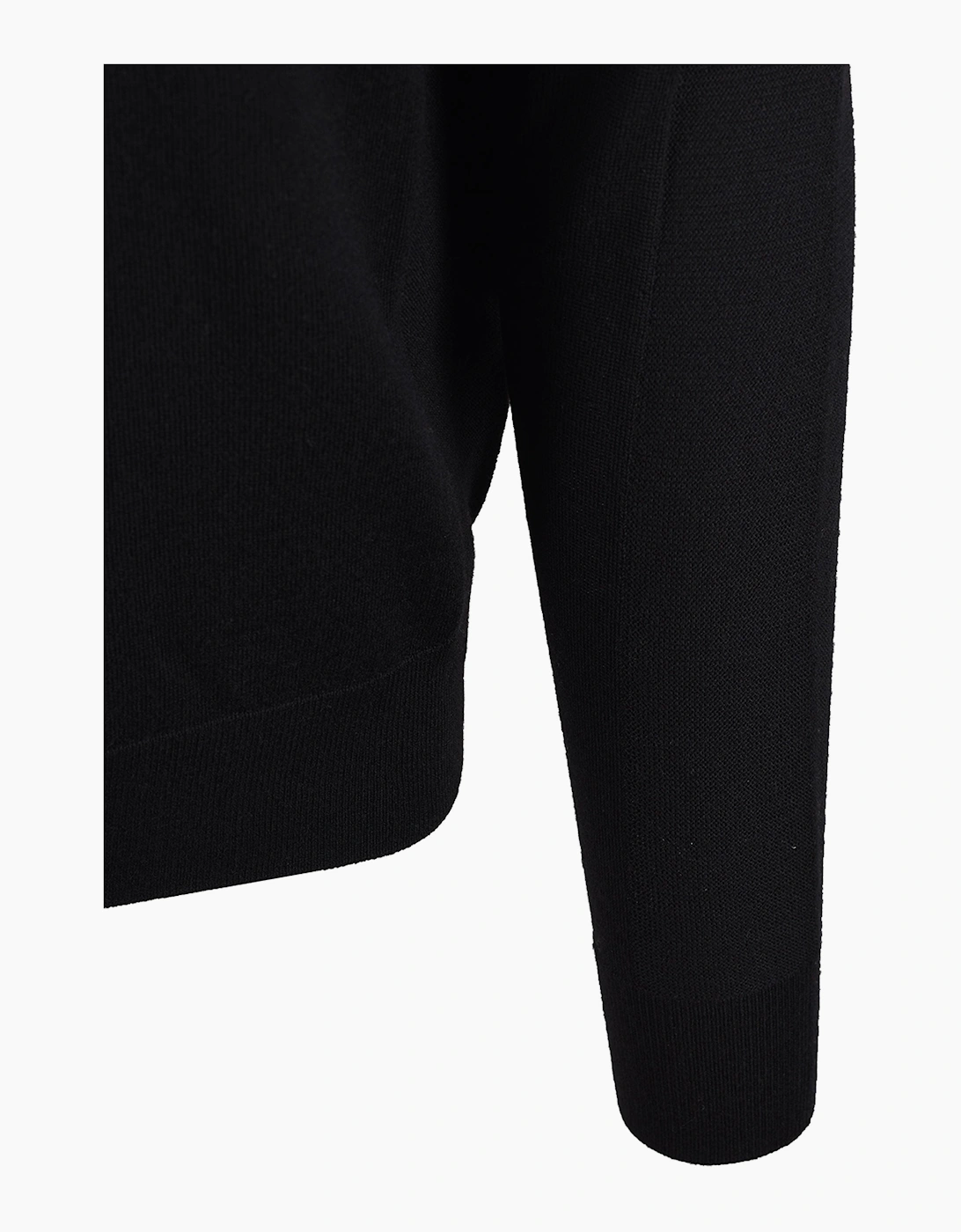 BELSTAFF COLDEN MERINO QUARTER ZIP BLACK