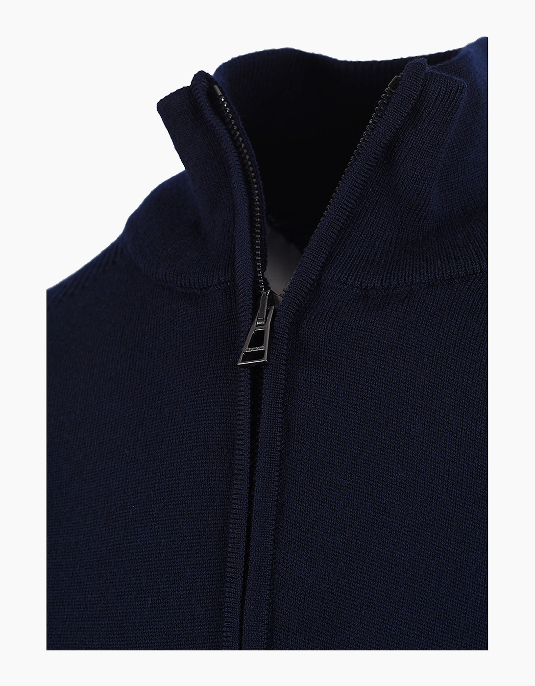 BELSTAFF COLDEN MERINO QUARTER ZIP DARK INK