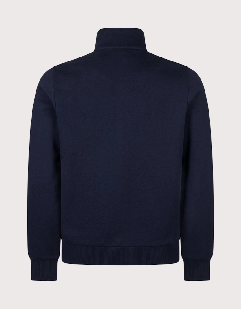 Regular Fit Zip Through Sweatshirt