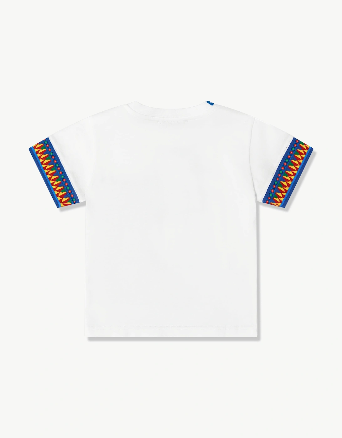 Dolce & Gabbana Baby Boys Carretto Print Pocket T-Shirt in White