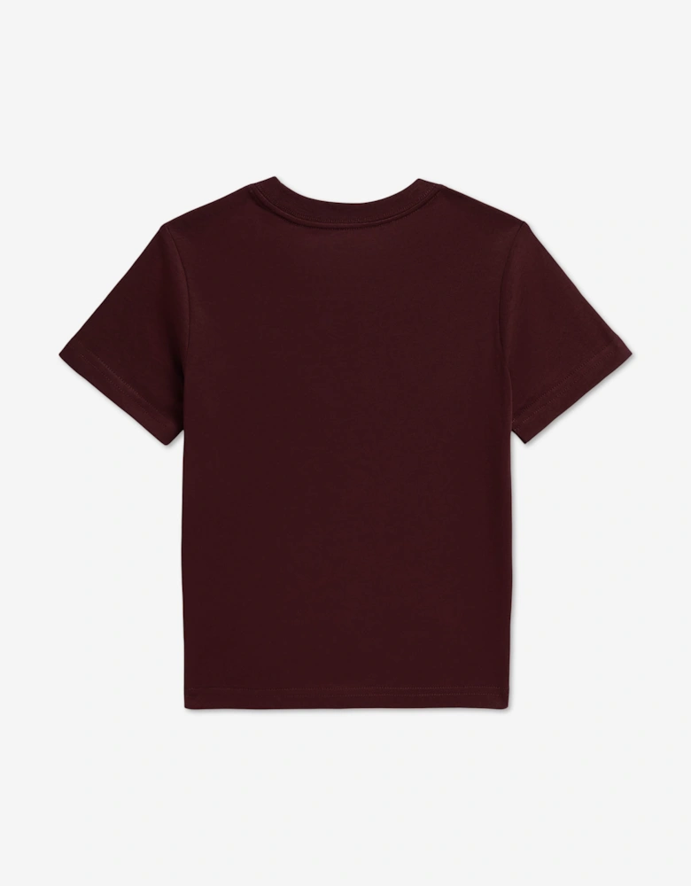 Ralph Lauren Boys Cotton Logo T-Shirt in Red