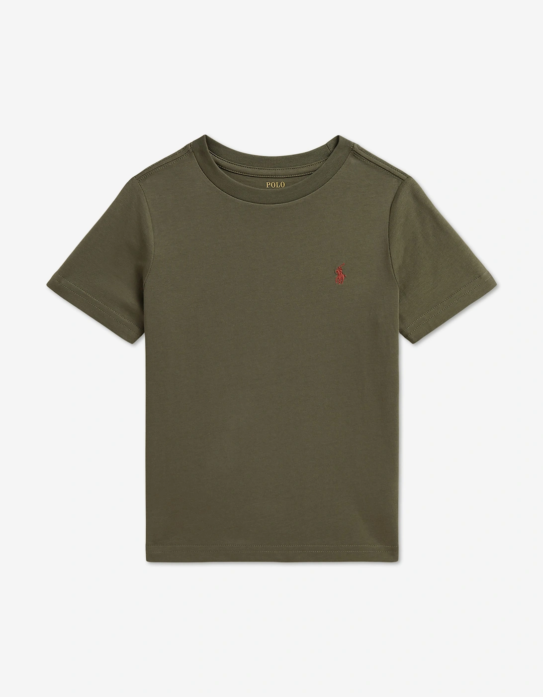 Ralph Lauren Boys Cotton Logo T-Shirt in Green