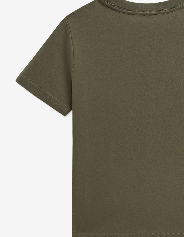 Ralph Lauren Boys Cotton Logo T-Shirt in Green
