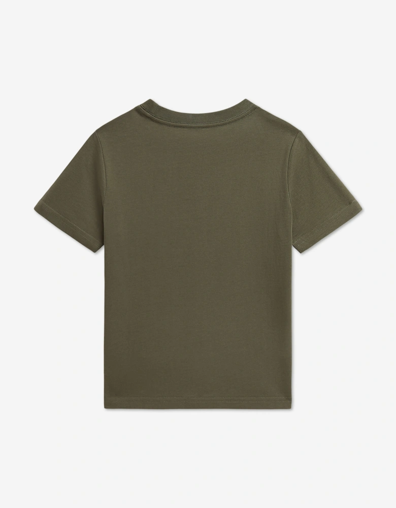Ralph Lauren Boys Cotton Logo T-Shirt in Green