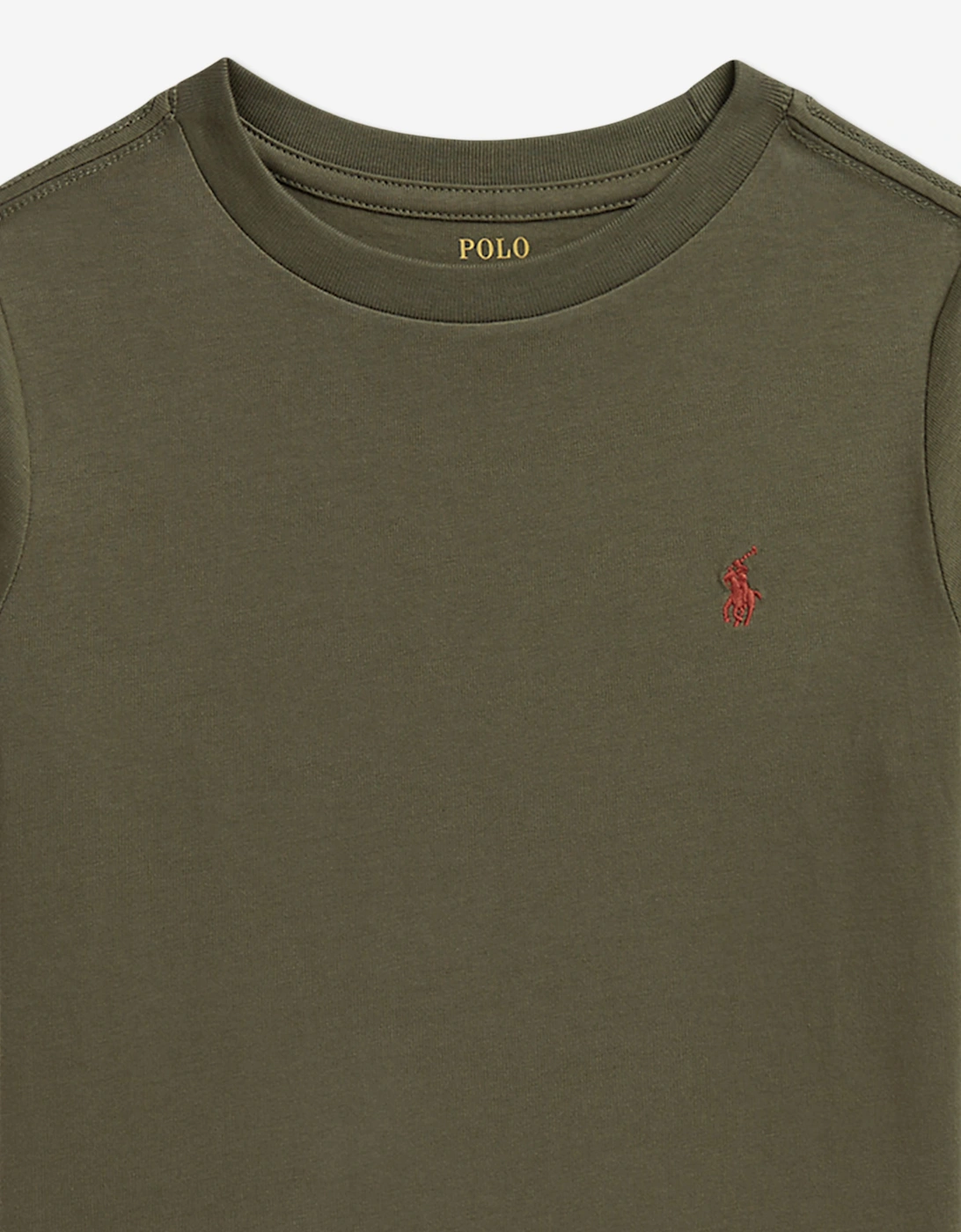 Ralph Lauren Boys Cotton Logo T-Shirt in Green